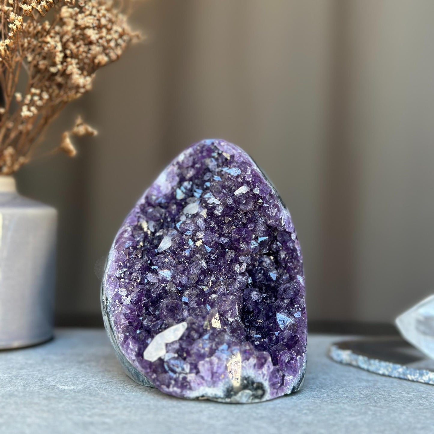 Deep Purple Amethyst Stone