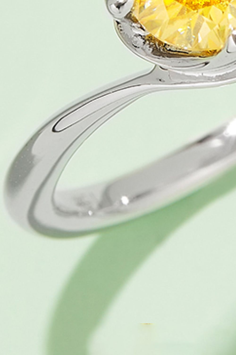 1 Carat Brilliant Round Cut Sparkala™ Platinum Over Pure Sterling Silver Solitaire Ring (Yellow, Pink, or Blue)