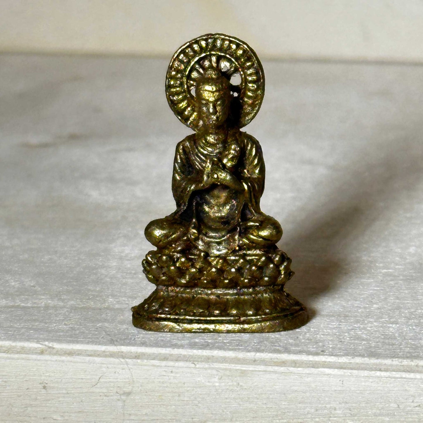 Pocket Mini Brass Statues