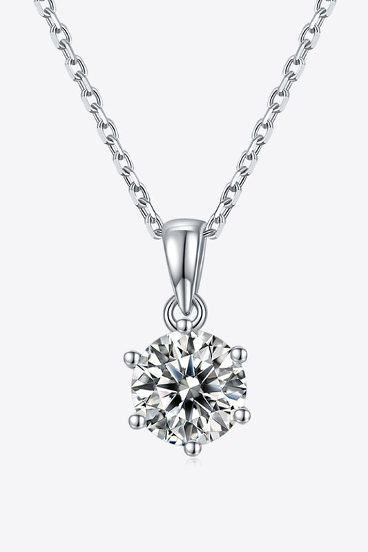 1 Carat Sparkala™ Platinum-Plated 925 Sterling Silver Necklace