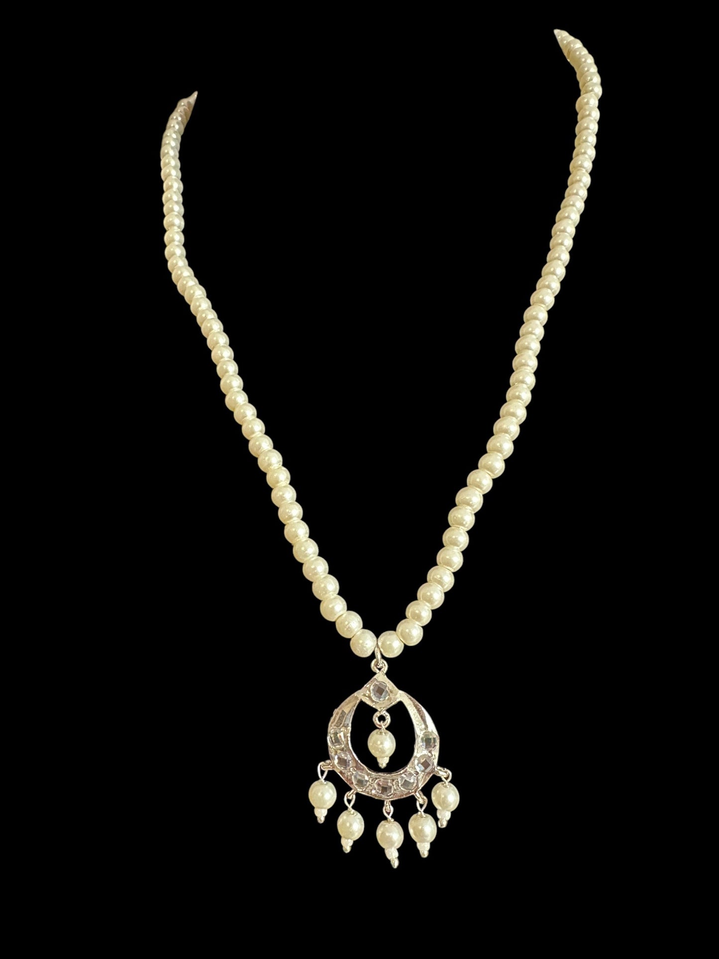 PS500 Nida pendant set - silver plated  ( SHIPS IN 2 WEEKS )