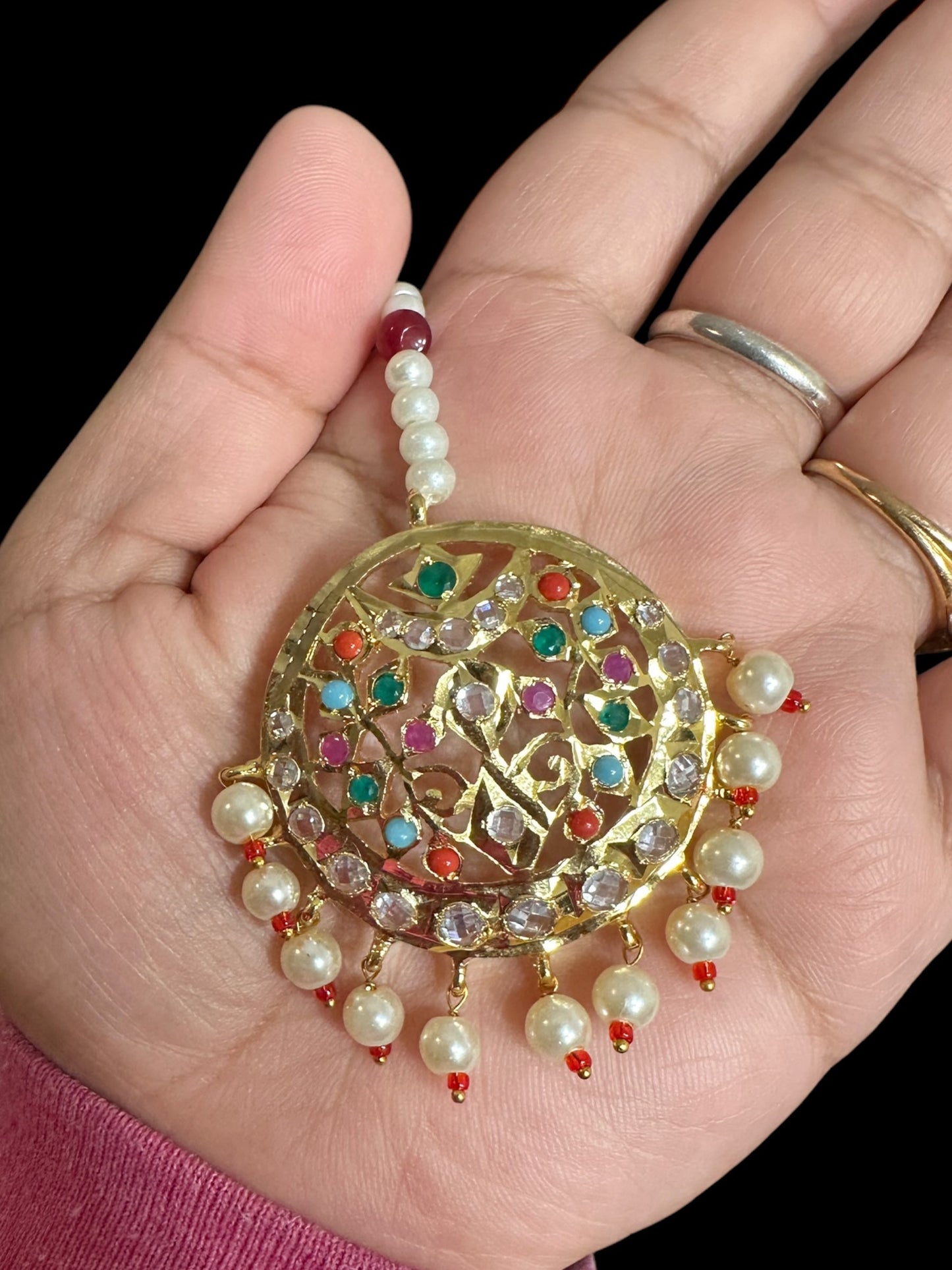 DJTK350 Avni  tika In navratan   ( READY TO SHIP )