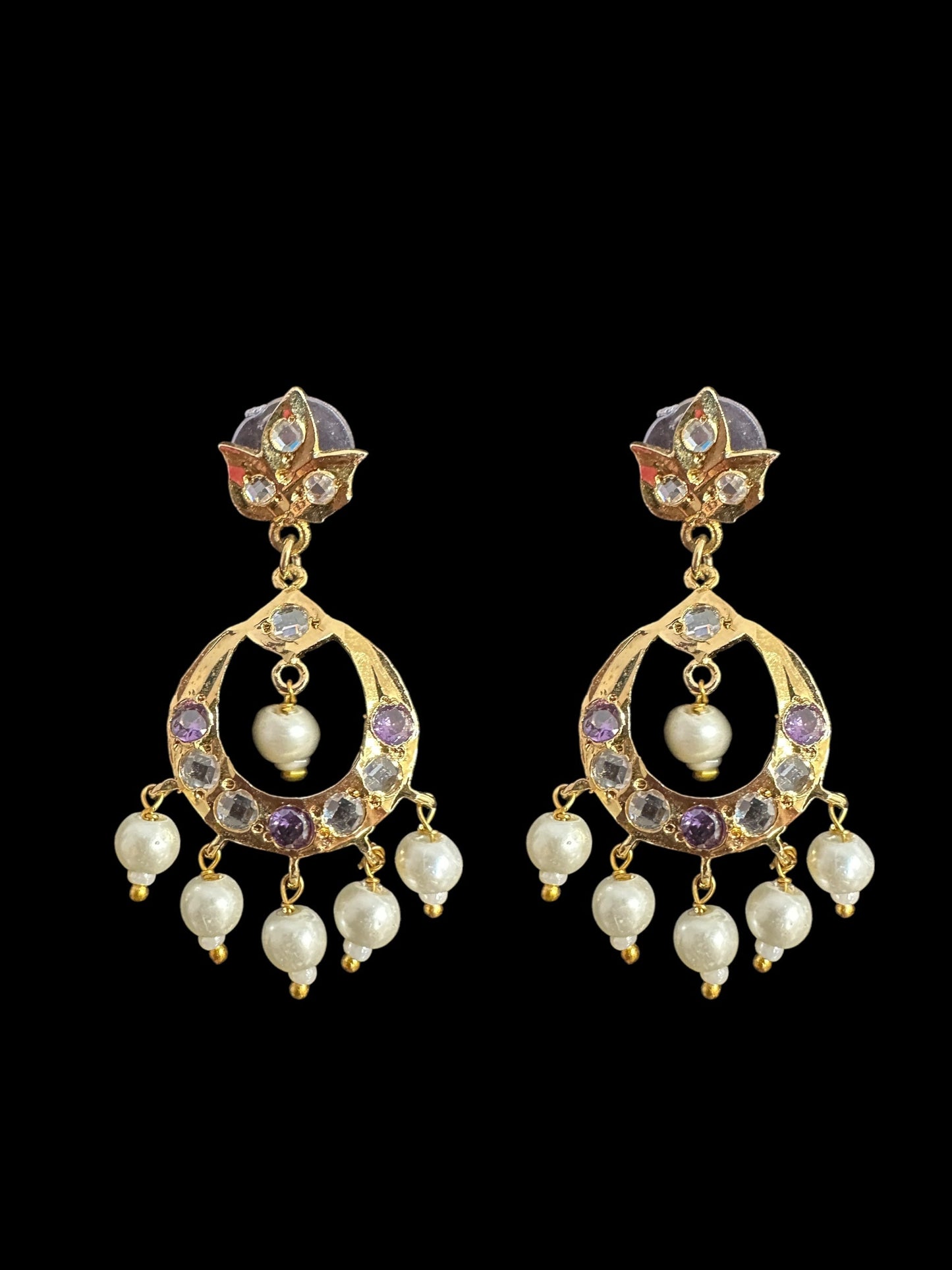 PS493 Nida pendant set - amethyst ( SHIPS IN 2 WEEKS )