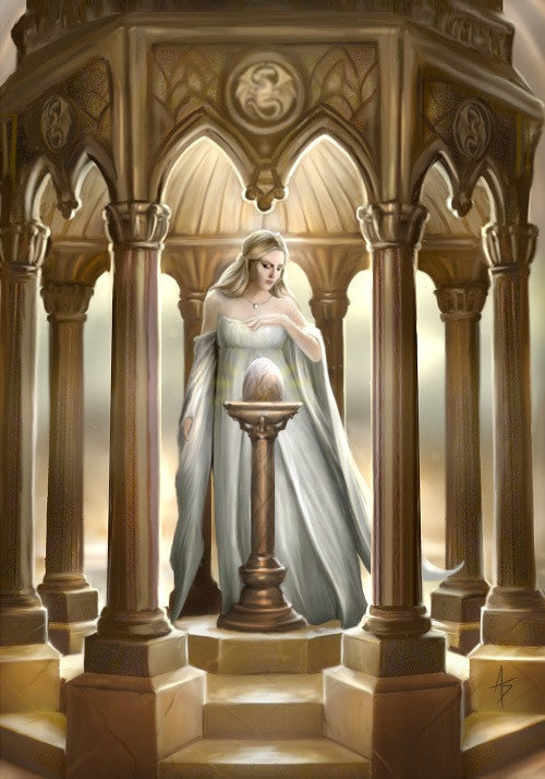 The Egg Card by Anne Stokes