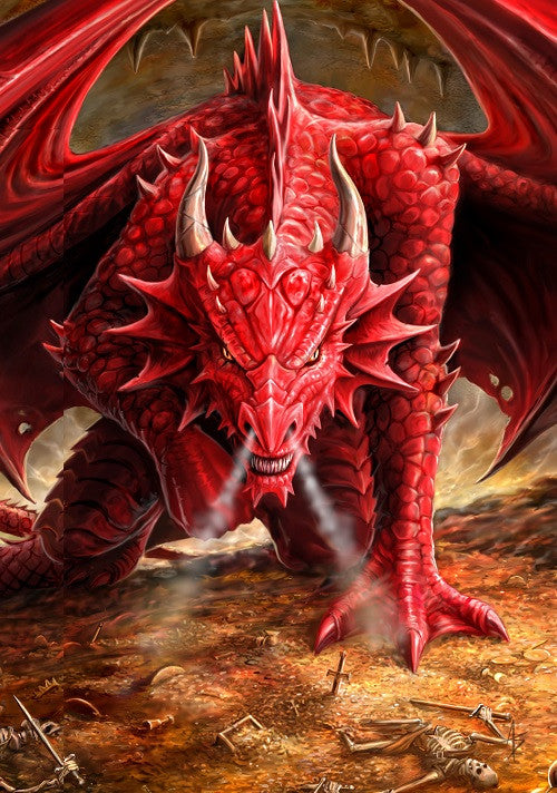 Dragon's Lair Card by Anne Stokes