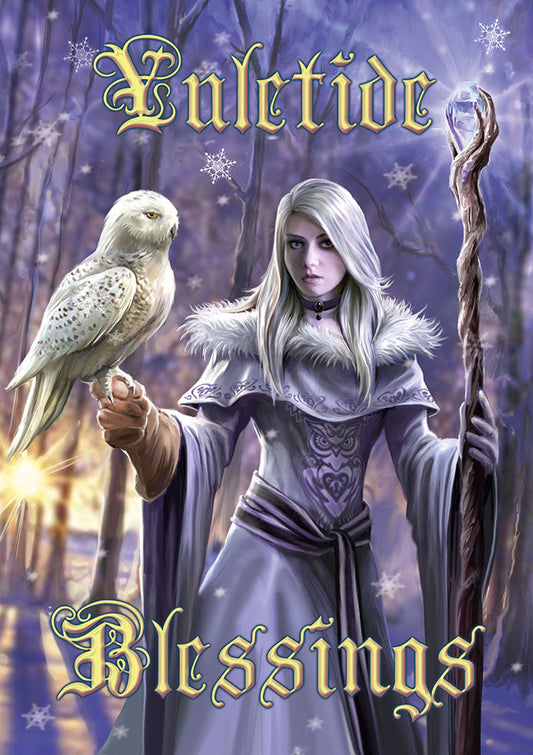 Winter Owl Yule Card