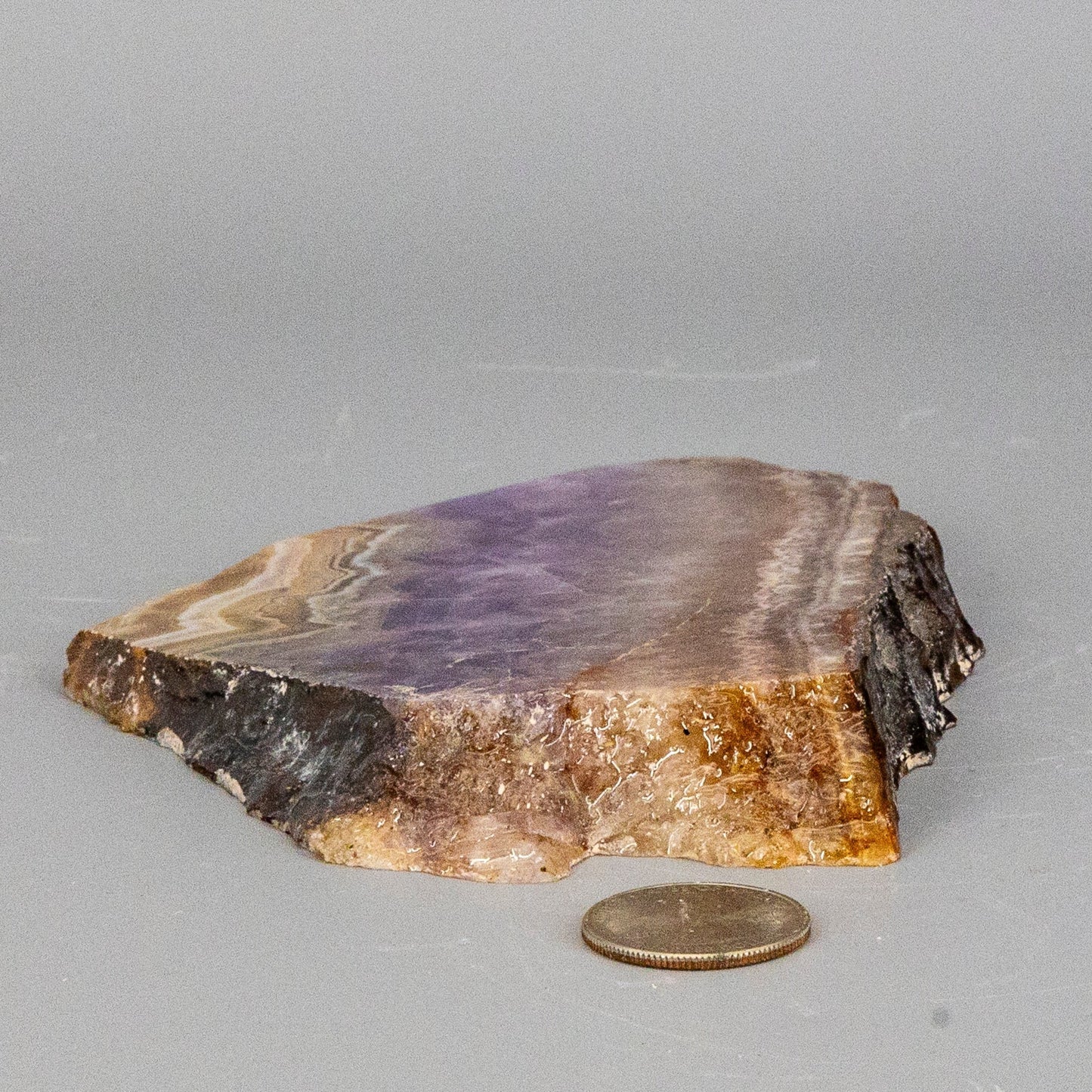 Amethyst "Laced" Agate Crystal Slabs