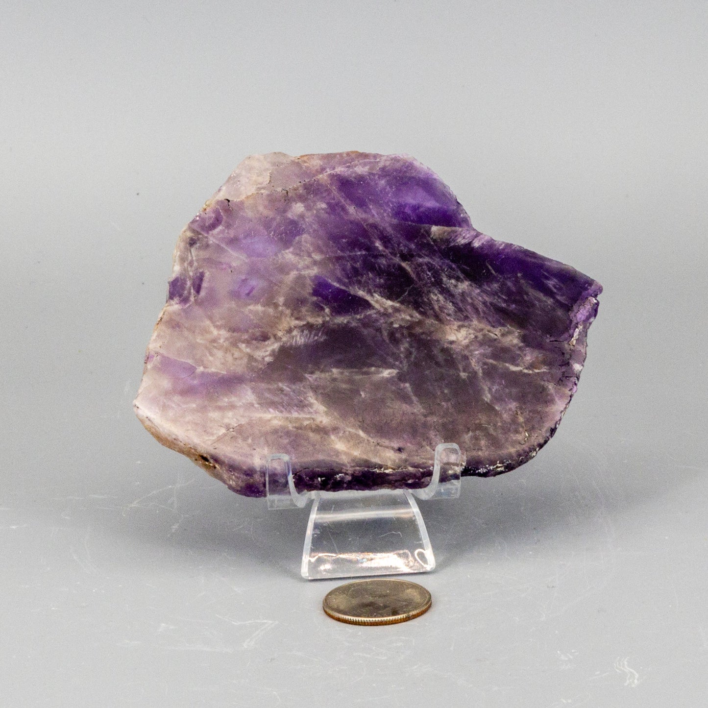 Amethyst Slices, Polished Crystal