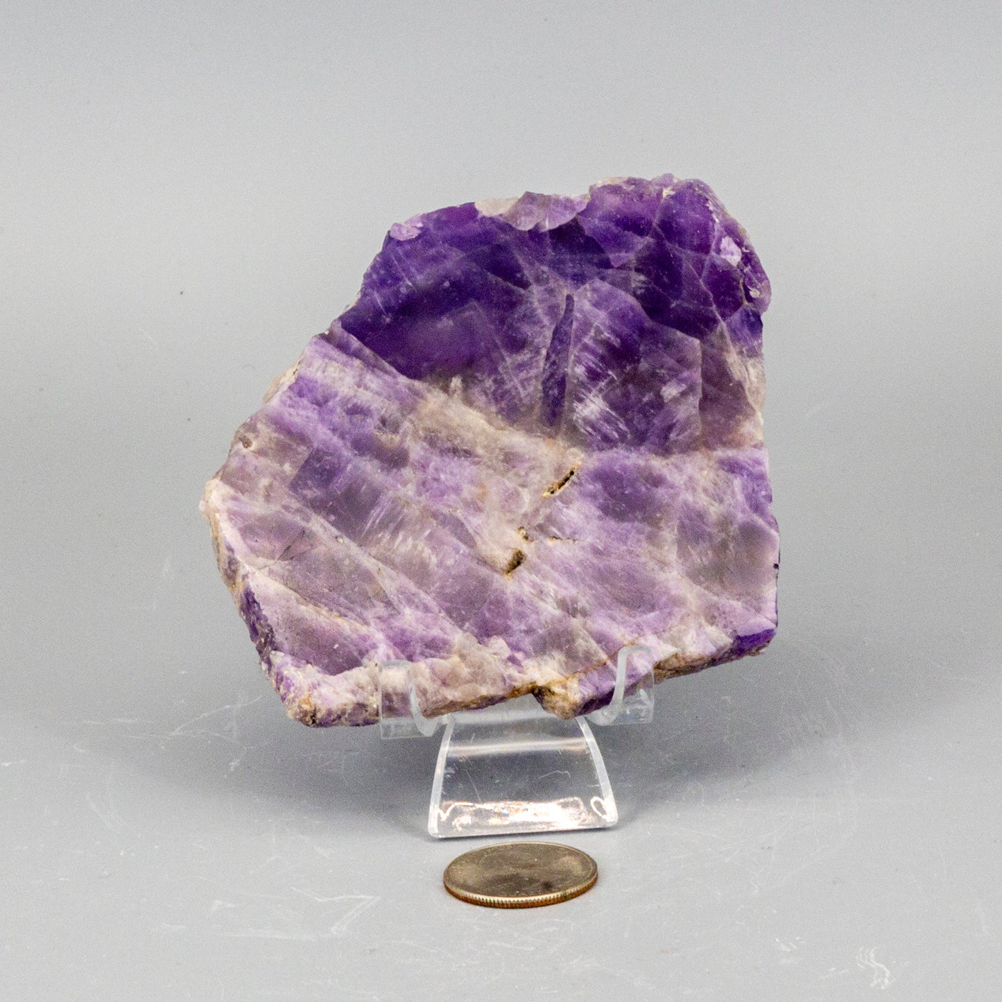 Amethyst Slices, Polished Crystal