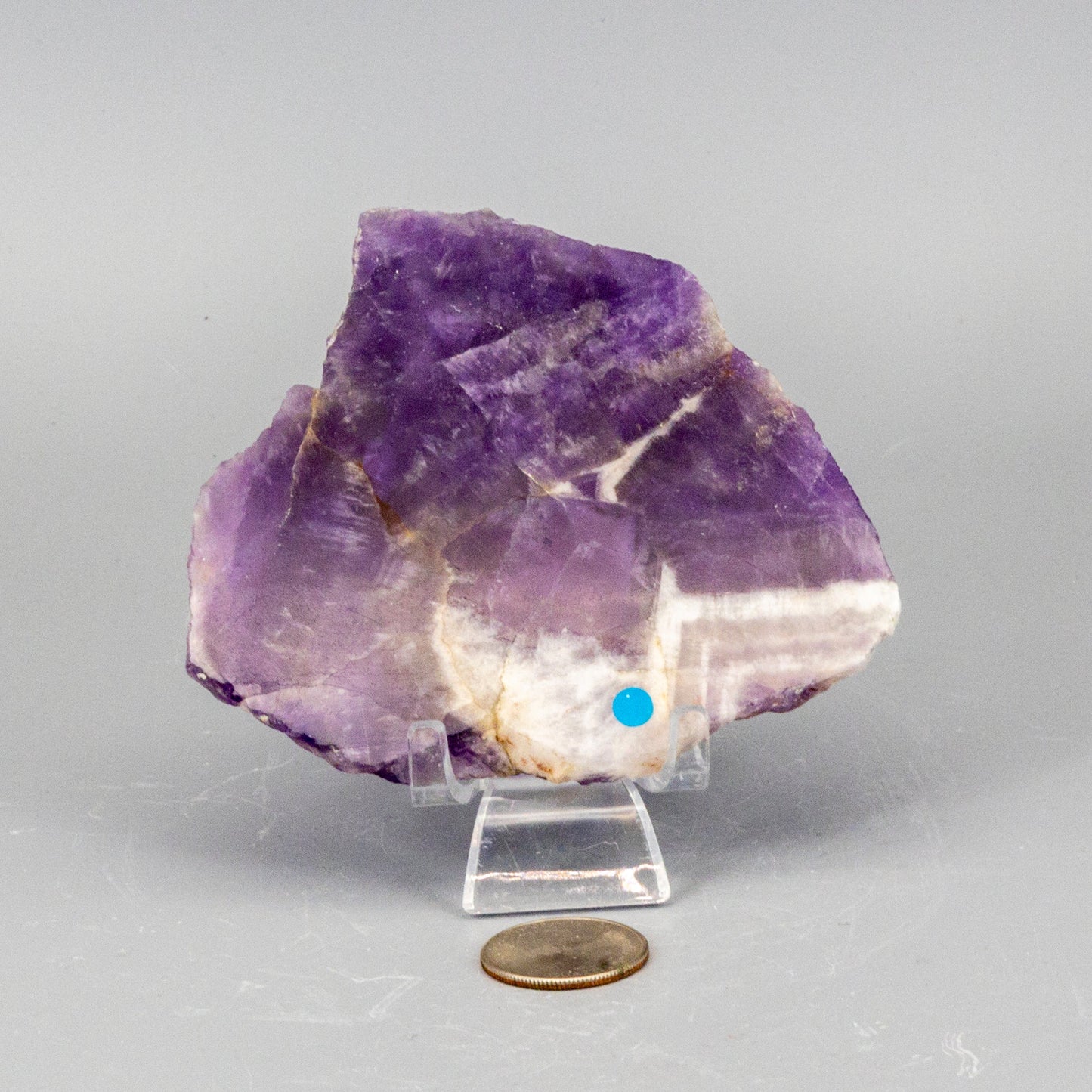 Amethyst Slices, Polished Crystal