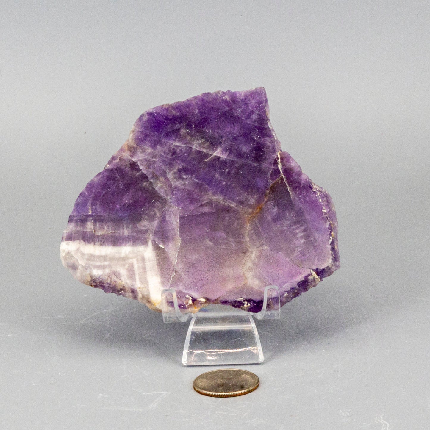 Amethyst Slices, Polished Crystal