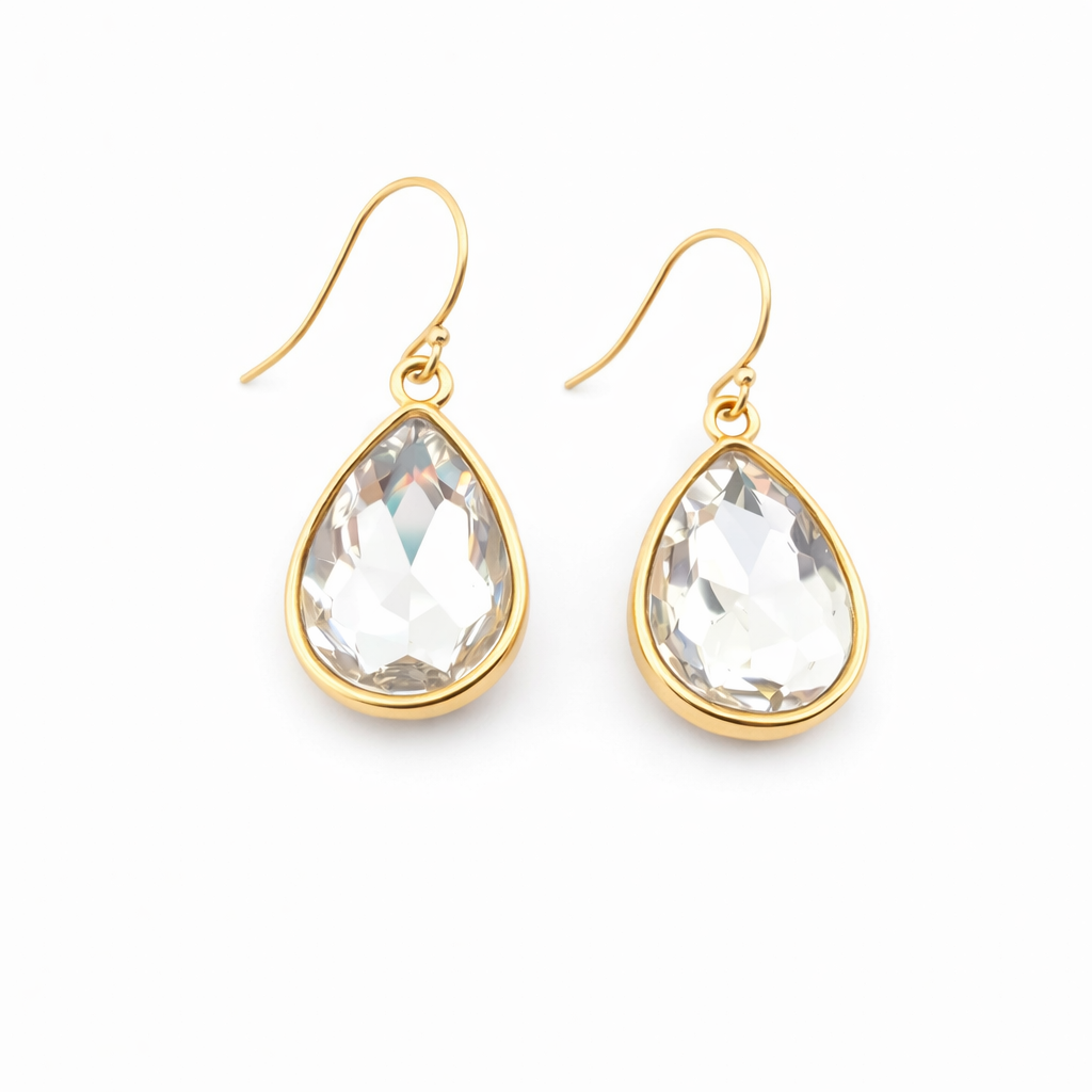 April Birthstone Earrings - 14k Gold Filled