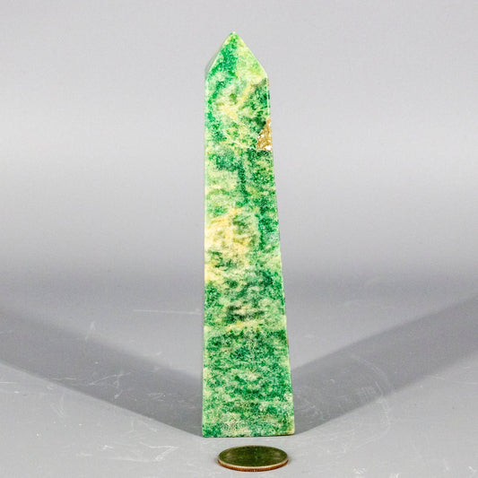 Aventurine Tall Quartz Obelisk Tower