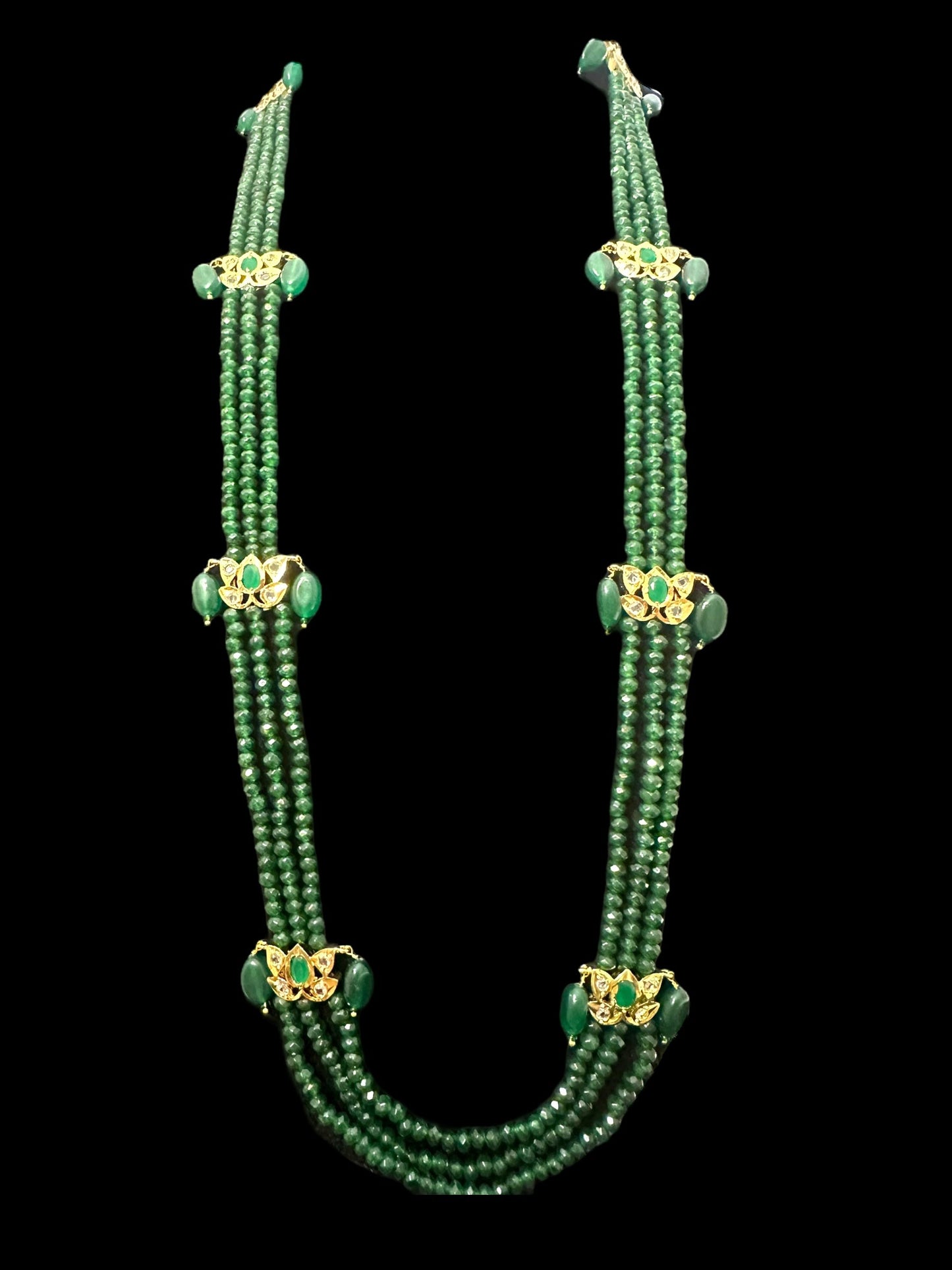 LN49 Raina green beads   necklace ( READY TO SHIP )