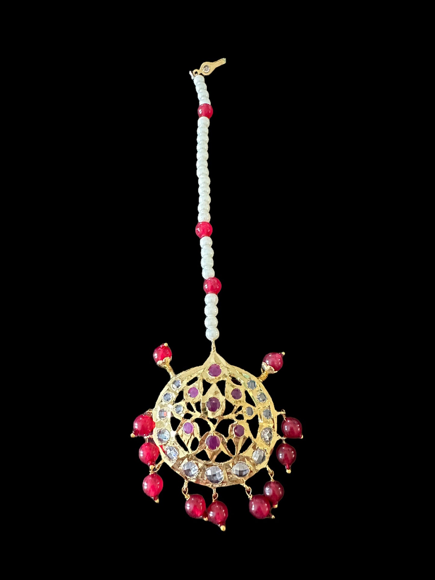 DJTK207 Insia tika In Ruby  ( READY TO SHIP )