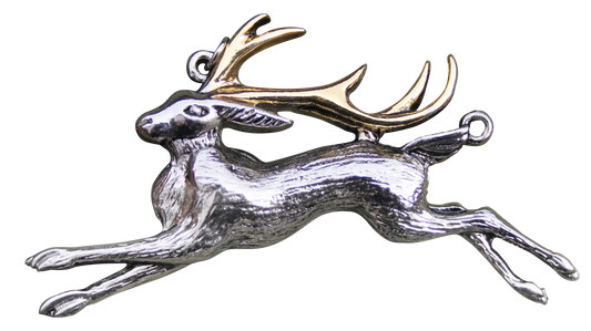 The Jackalope for Warrior's Strength Pendant by Briar