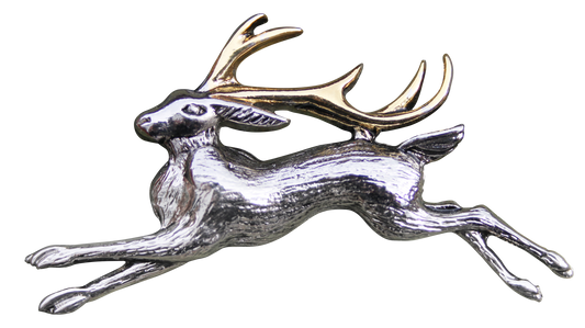 The Jackalope for Warrior's Strength Brooch by Briar