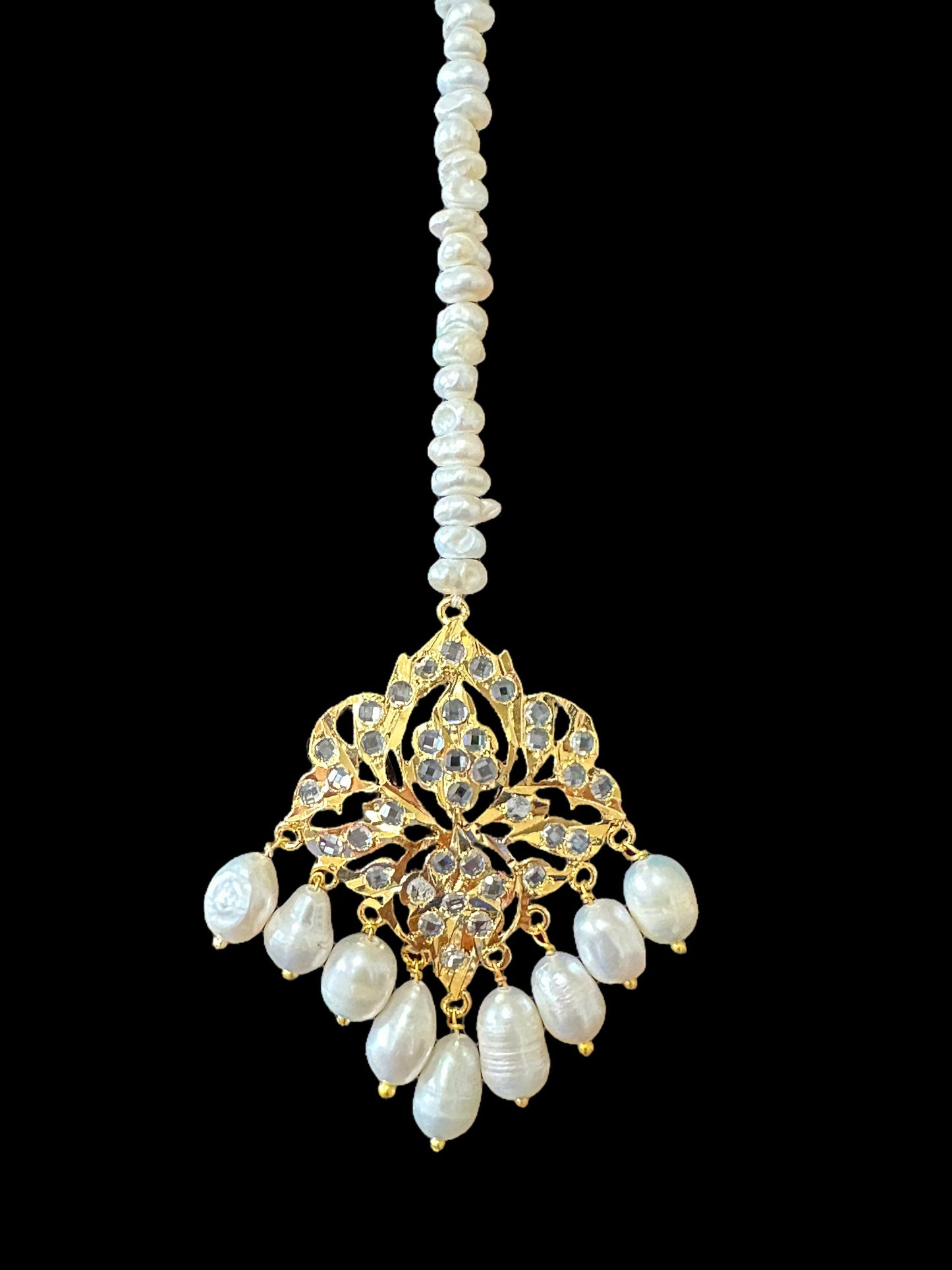 DJTK154 Lina tika in fresh water  pearls ( READY TO SHIP )
