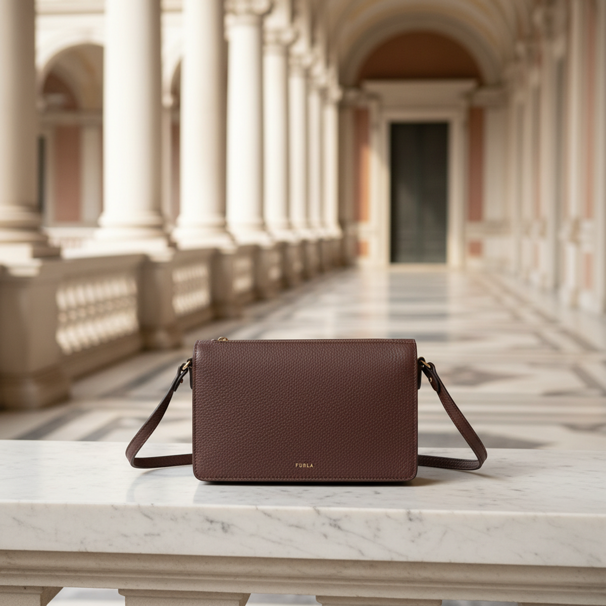 PRE-OWNED Furla Babylon · Suede & Leather