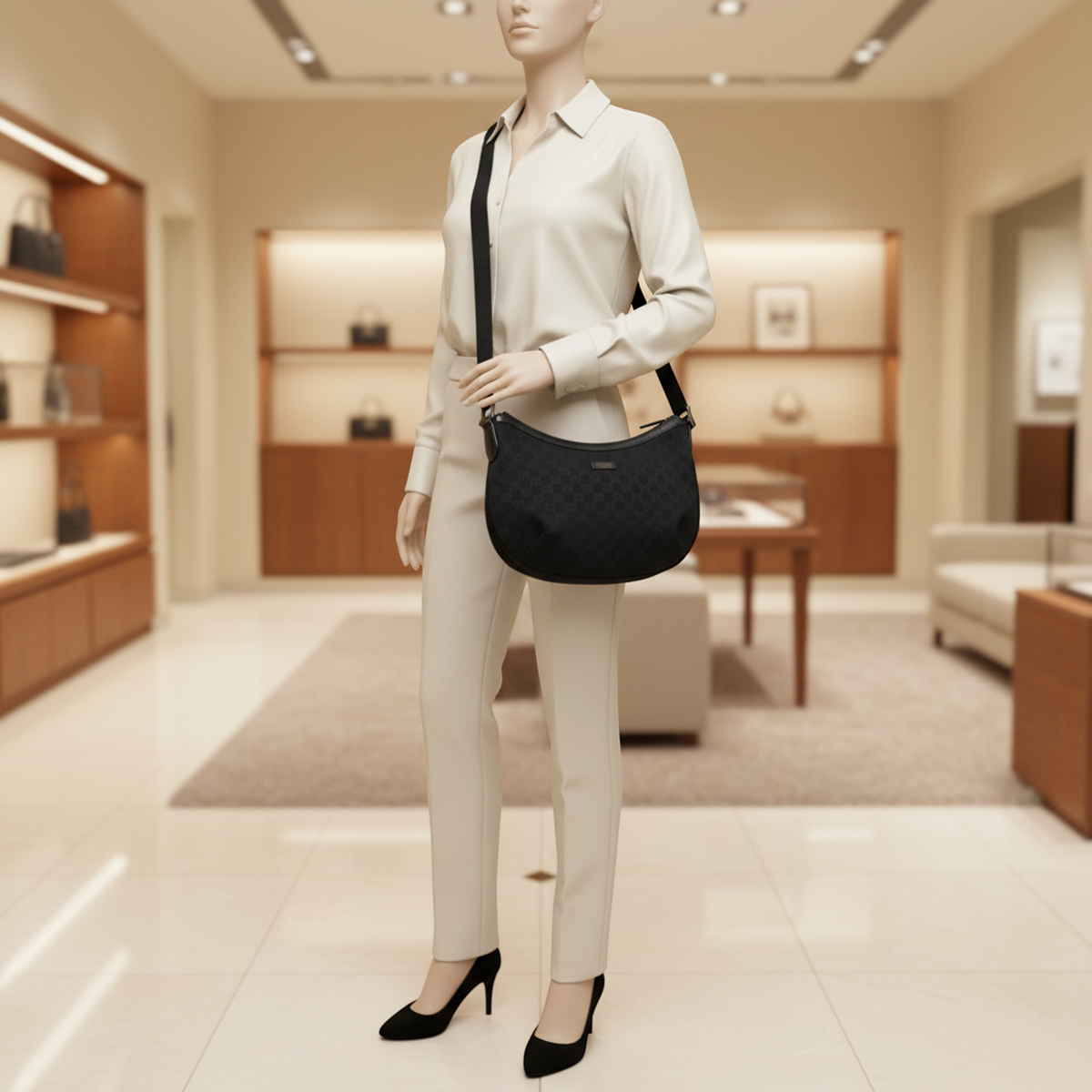 PRE-OWNED Gucci GG Canvas · Shoulder Bag