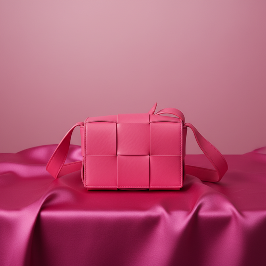 PRE-OWNED Bottega Veneta Candy Cassette · Lamb Leather