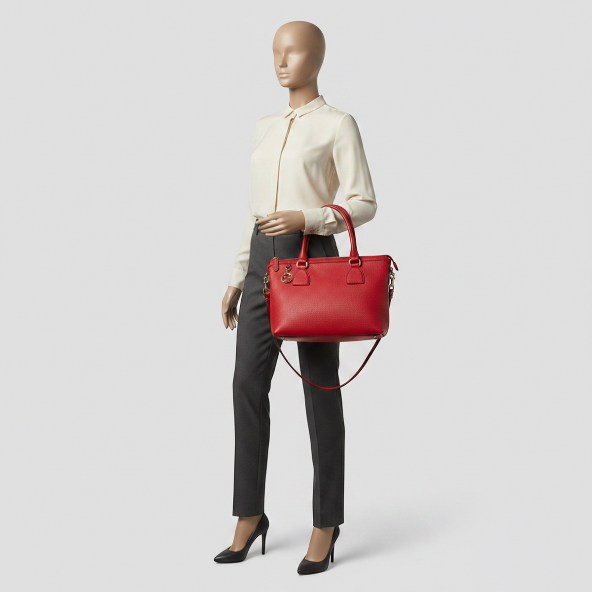PRE-OWNED Gucci Interlocking G · Leather Handbag