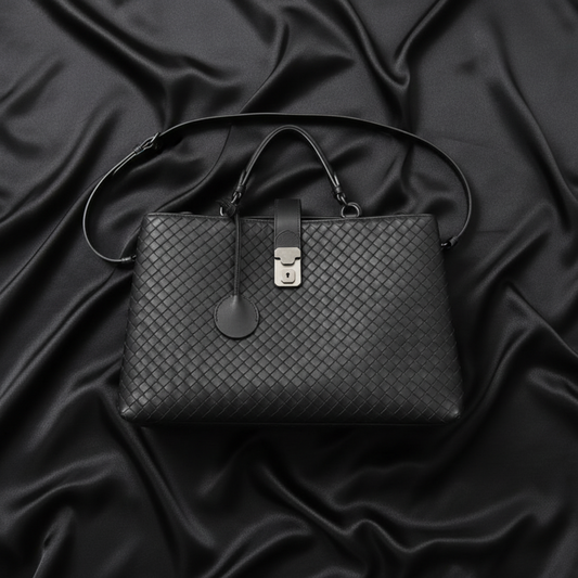 PRE-OWNED Bottega Veneta Intrecciato Rome · Leather