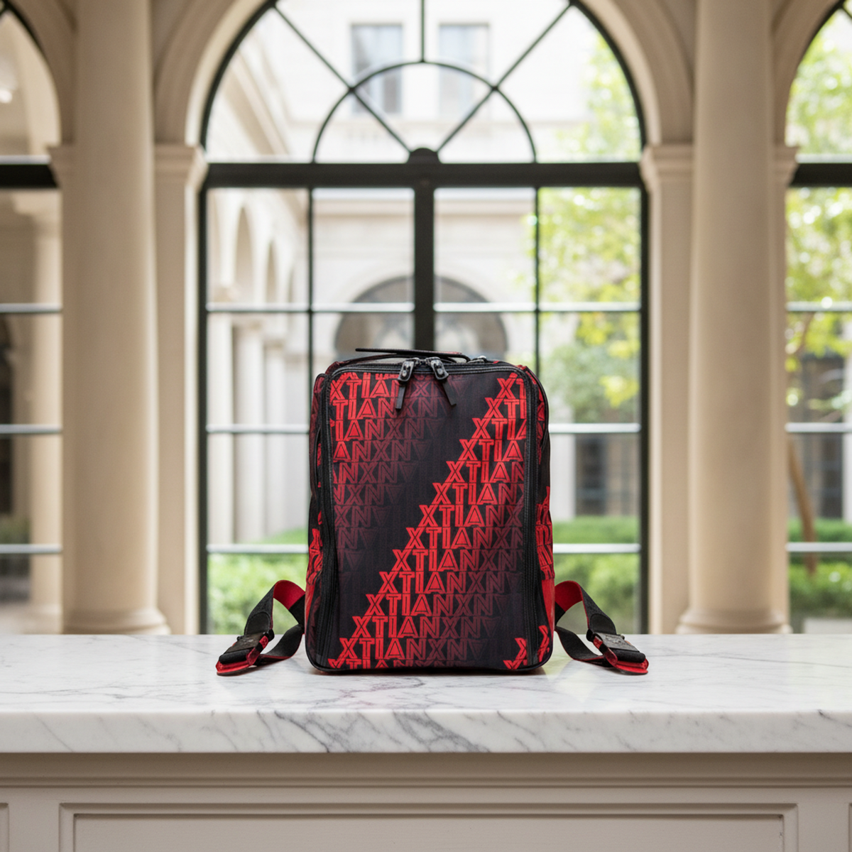PRE-OWNED Christian Louboutin Hop'n Zip · Nylon Leather