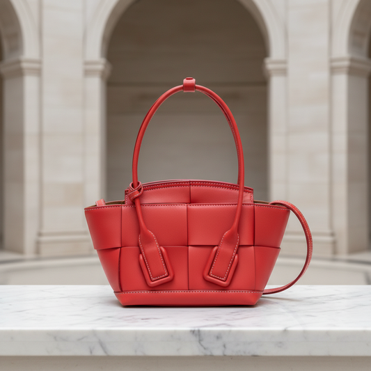 PRE-OWNED Bottega Veneta Mini Arco · Leather Handbag