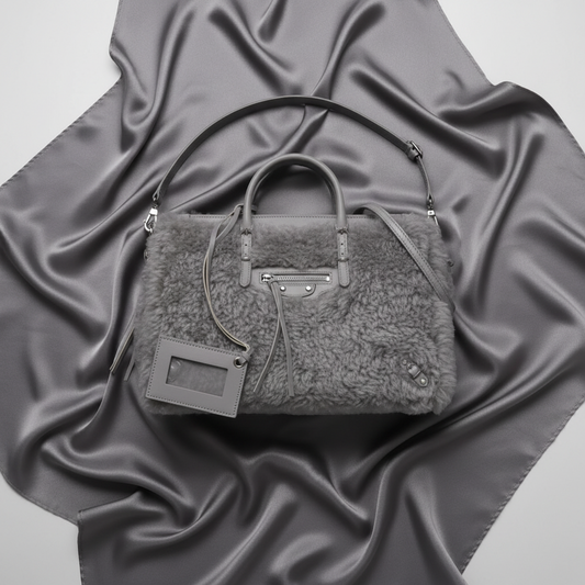 PRE-OWNED Balenciaga Paper · Mouton Leather