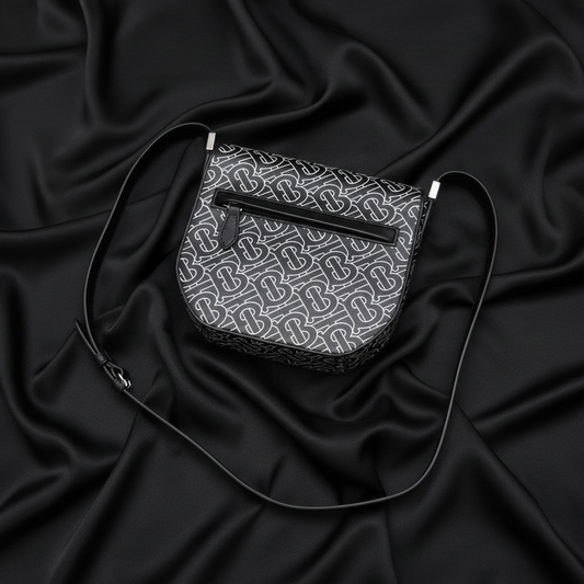 PRE-OWNED Burberry TB Monogram · Leather