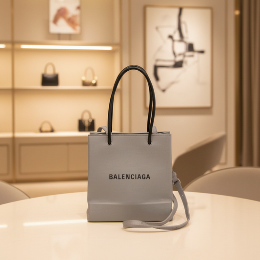 PRE-OWNED Balenciaga Shopping Tote XXS · Leather