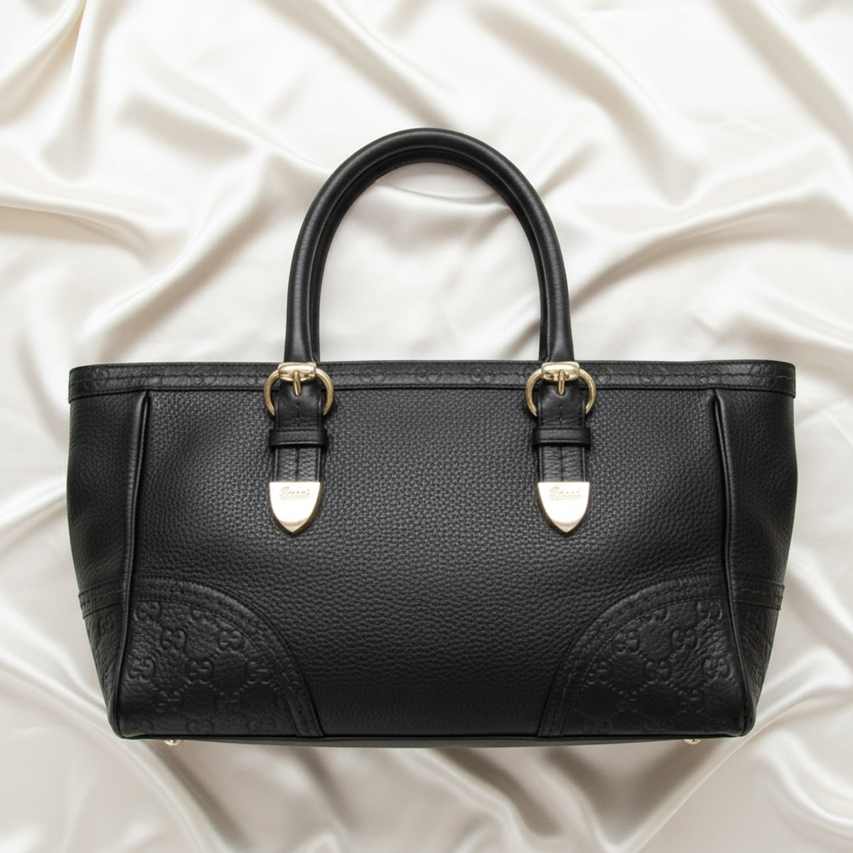 PRE-OWNED Gucci Guccissima · Leather Tote