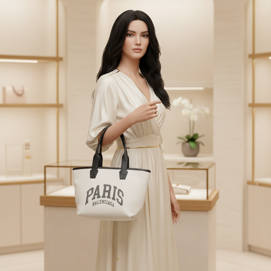 PRE-OWNED Balenciaga Jumbo Small · Canvas Tote