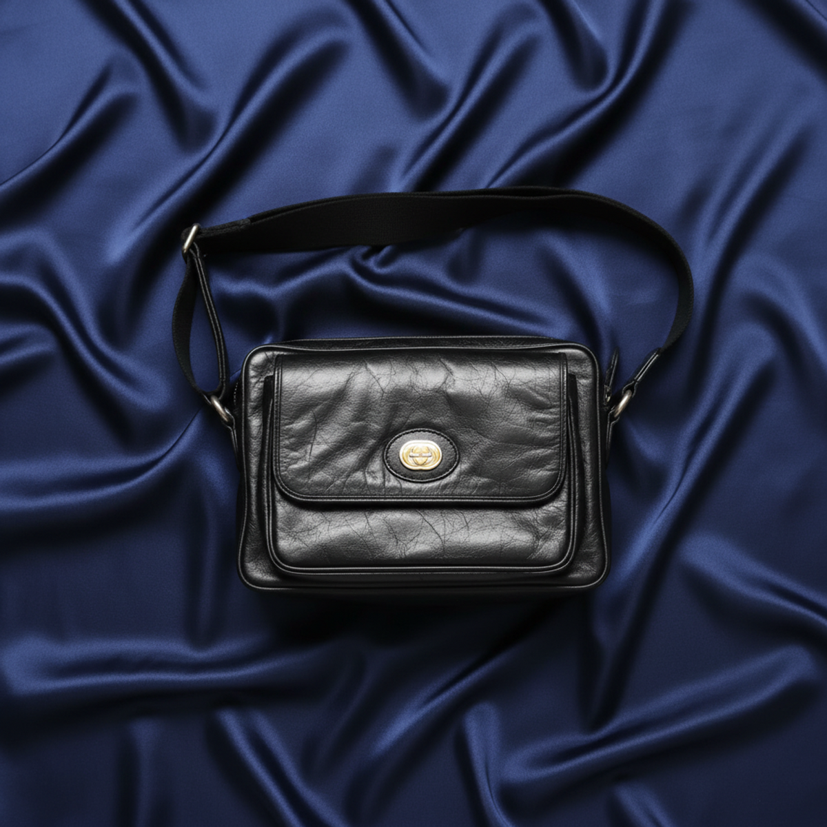 PRE-OWNED Gucci Messenger · Leather Crossbody
