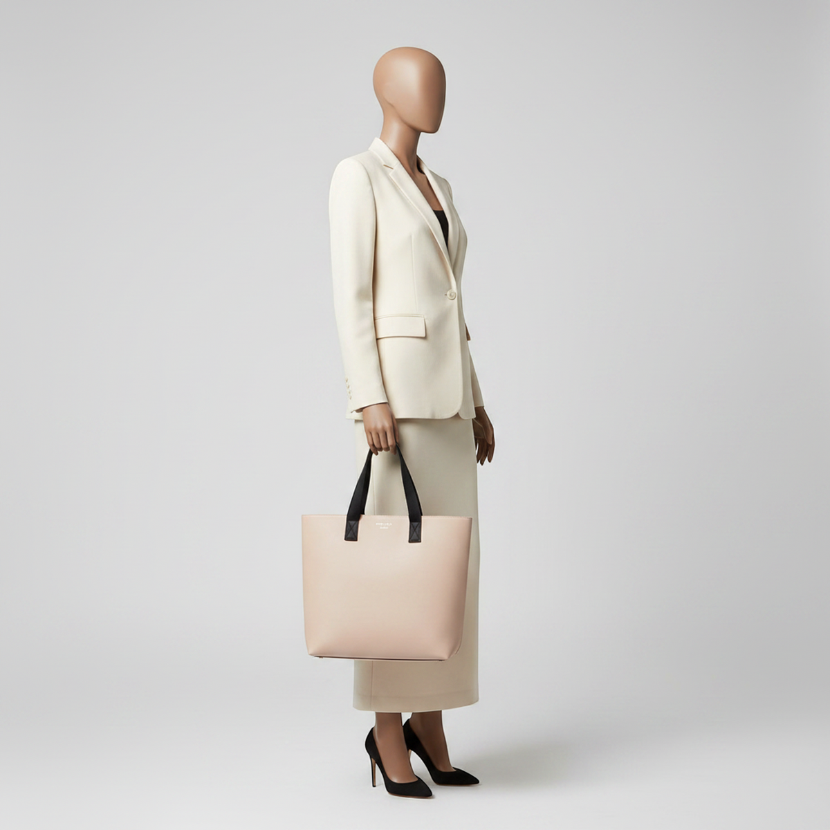 PRE-OWNED Bvlgari × Fujiwara Fragment · Leather Tote