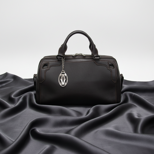 PRE-OWNED Cartier Marcello · Small Boston Bag