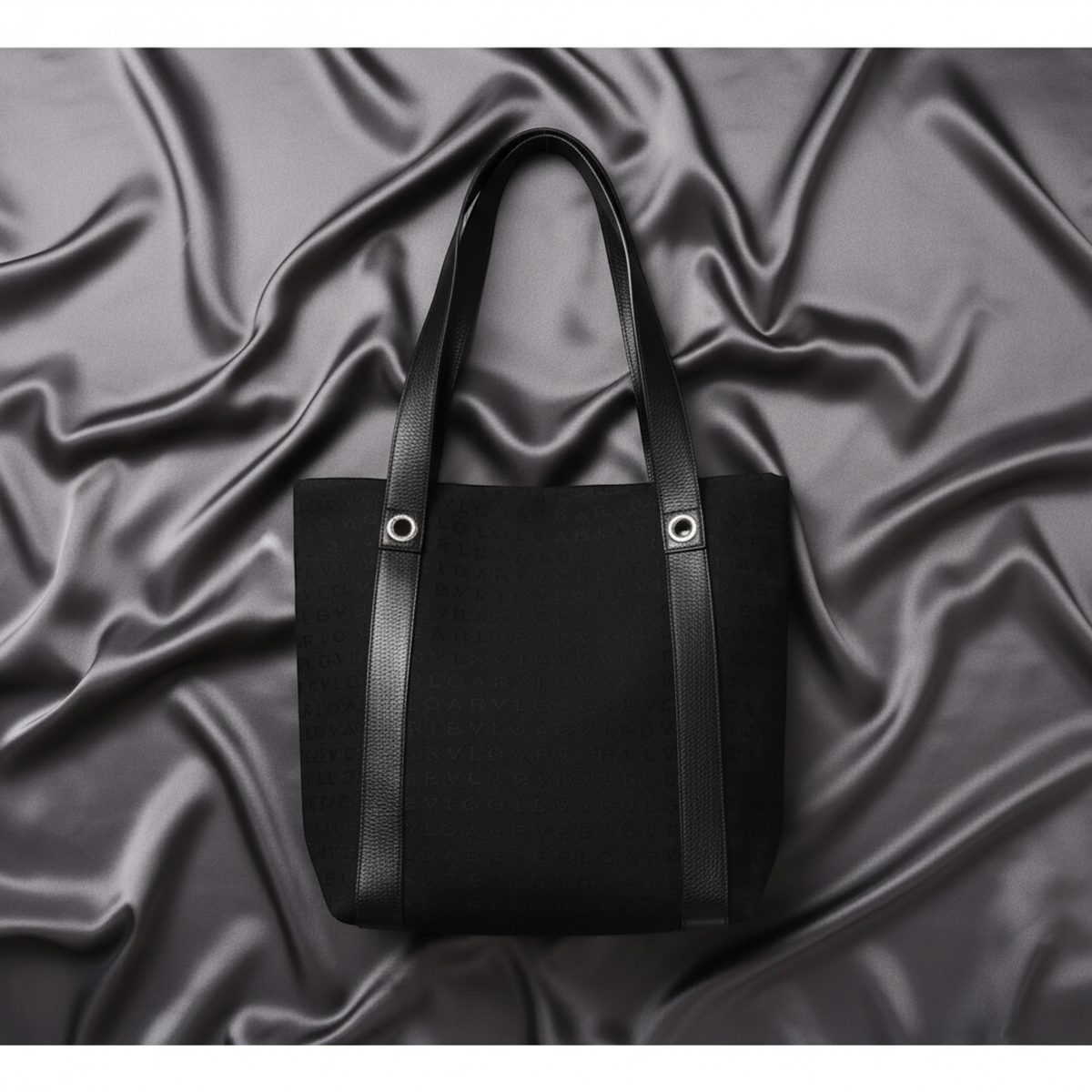 PRE-OWNED Bvlgari Logomania · Canvas Tote