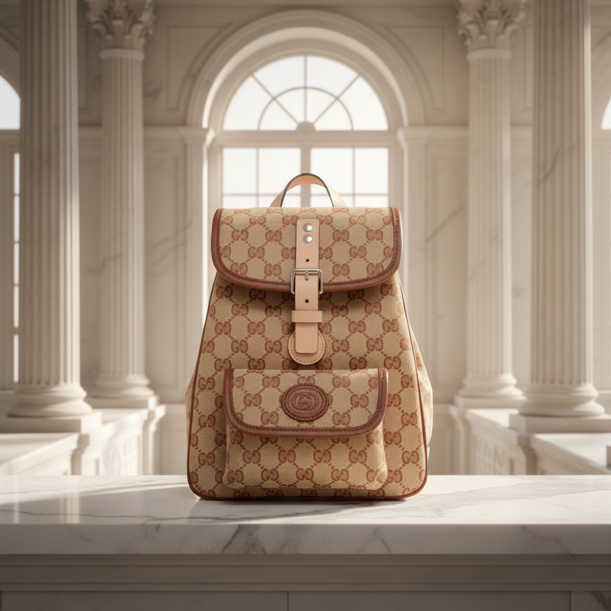 PRE-OWNED Gucci GG Canvas · Children's Backpack