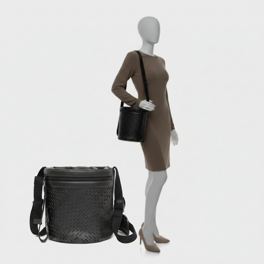 PRE-OWNED Bottega Veneta Drawstring Bucket · Leather