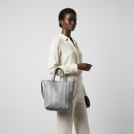 PRE-OWNED Balenciaga Barbès · Leather Shoulder Bag