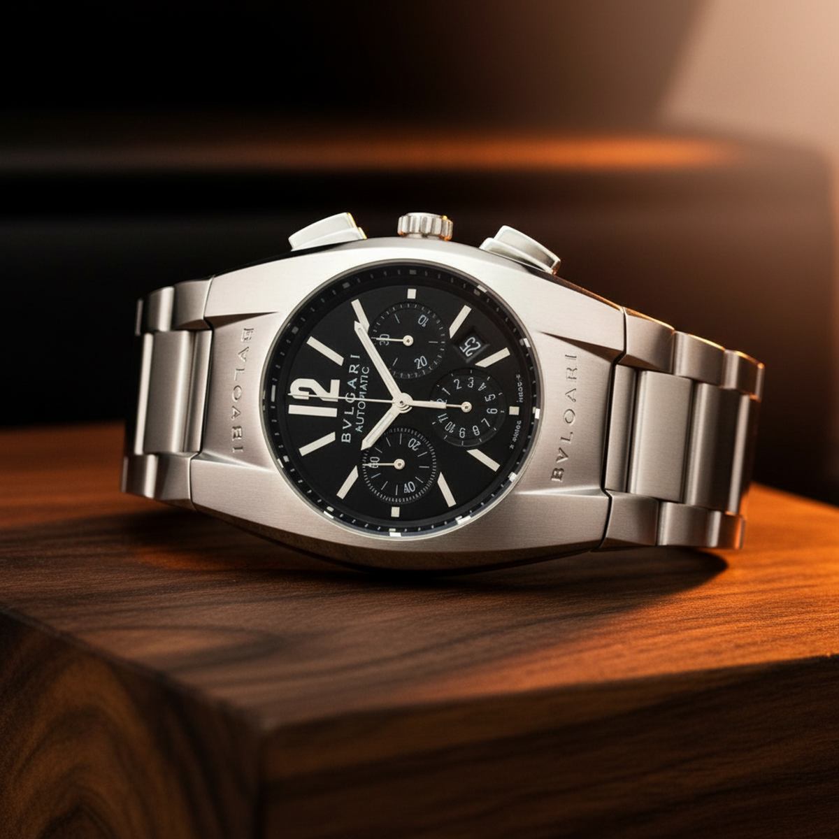 PRE-OWNED Bvlgari Ergon · Steel · Chronograph