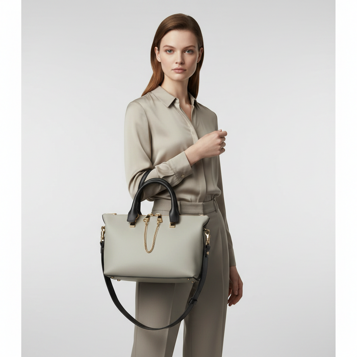 PRE-OWNED Chloé Baylee · Leather Satchel