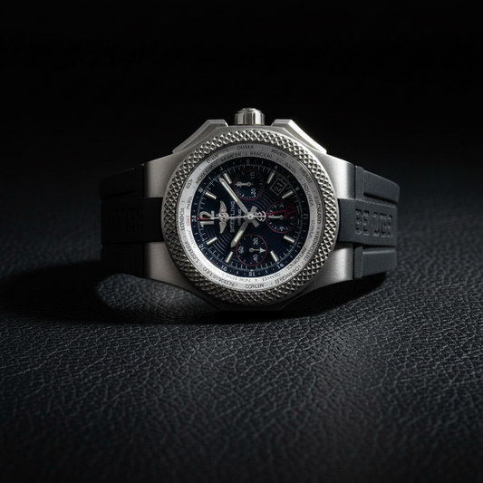 PRE-OWNED Breitling Bentley GMT · Light Body · Titanium