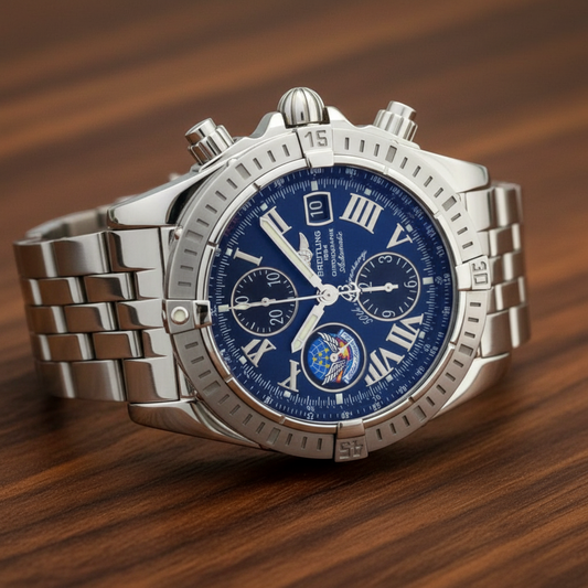PRE-OWNED Breitling Chronomat Evolution · Blue Impulse