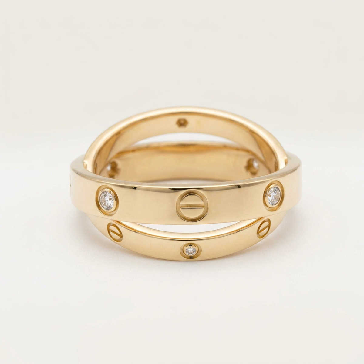 PRE-OWNED Cartier Be Love · Diamond · Two-Tone Gold