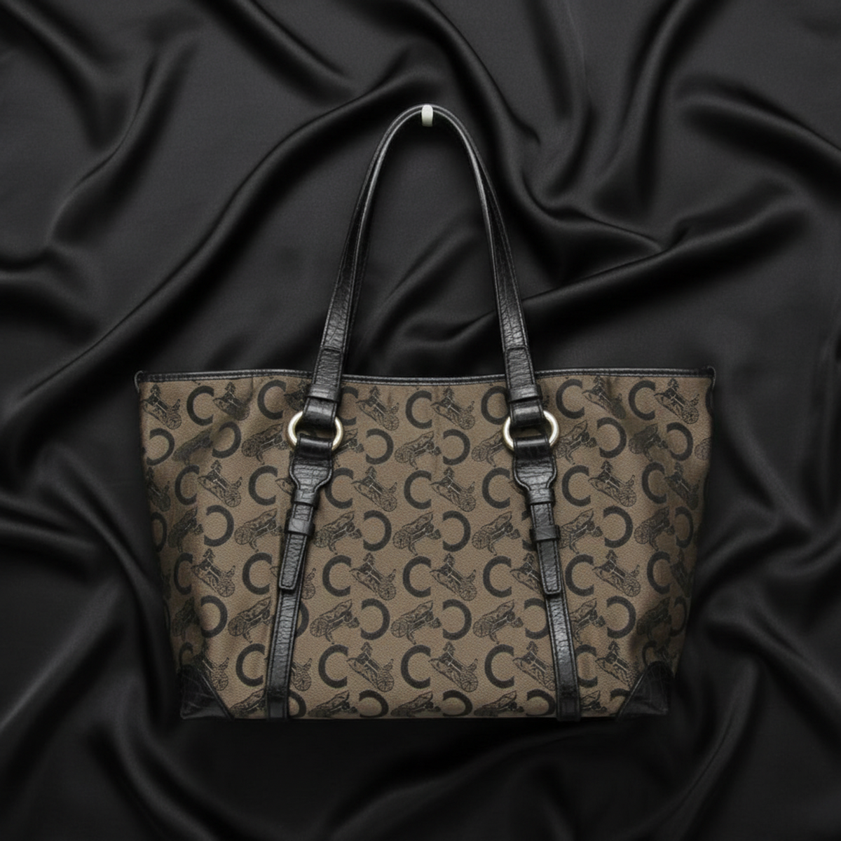 PRE-OWNED Celine C Macadam · Carriage Pattern · Tote