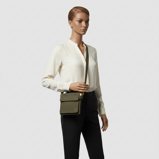 PRE-OWNED Burberry Mini Trench Tote · Canvas