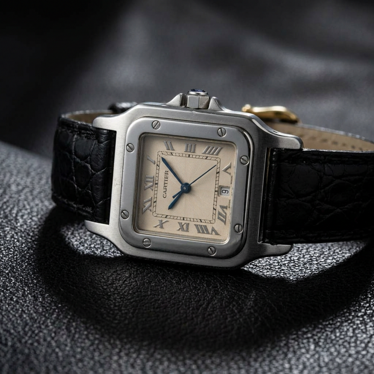 PRE-OWNED Cartier Santos Galbee · Steel · Quartz