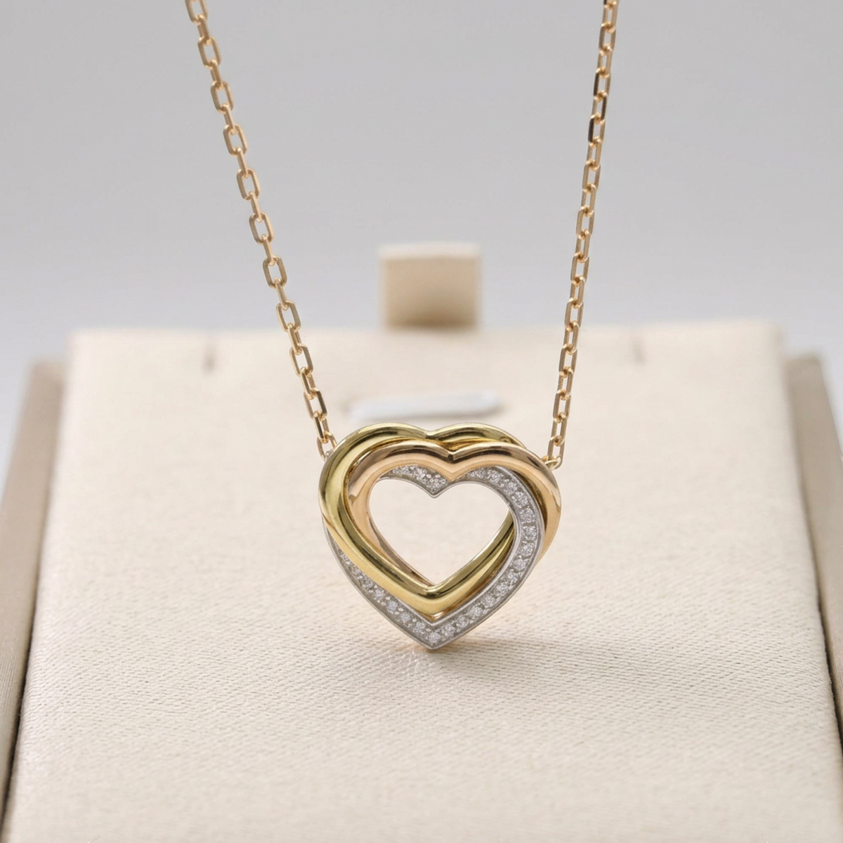 PRE-OWNED Cartier Trinity · Tri-Gold · Pendant